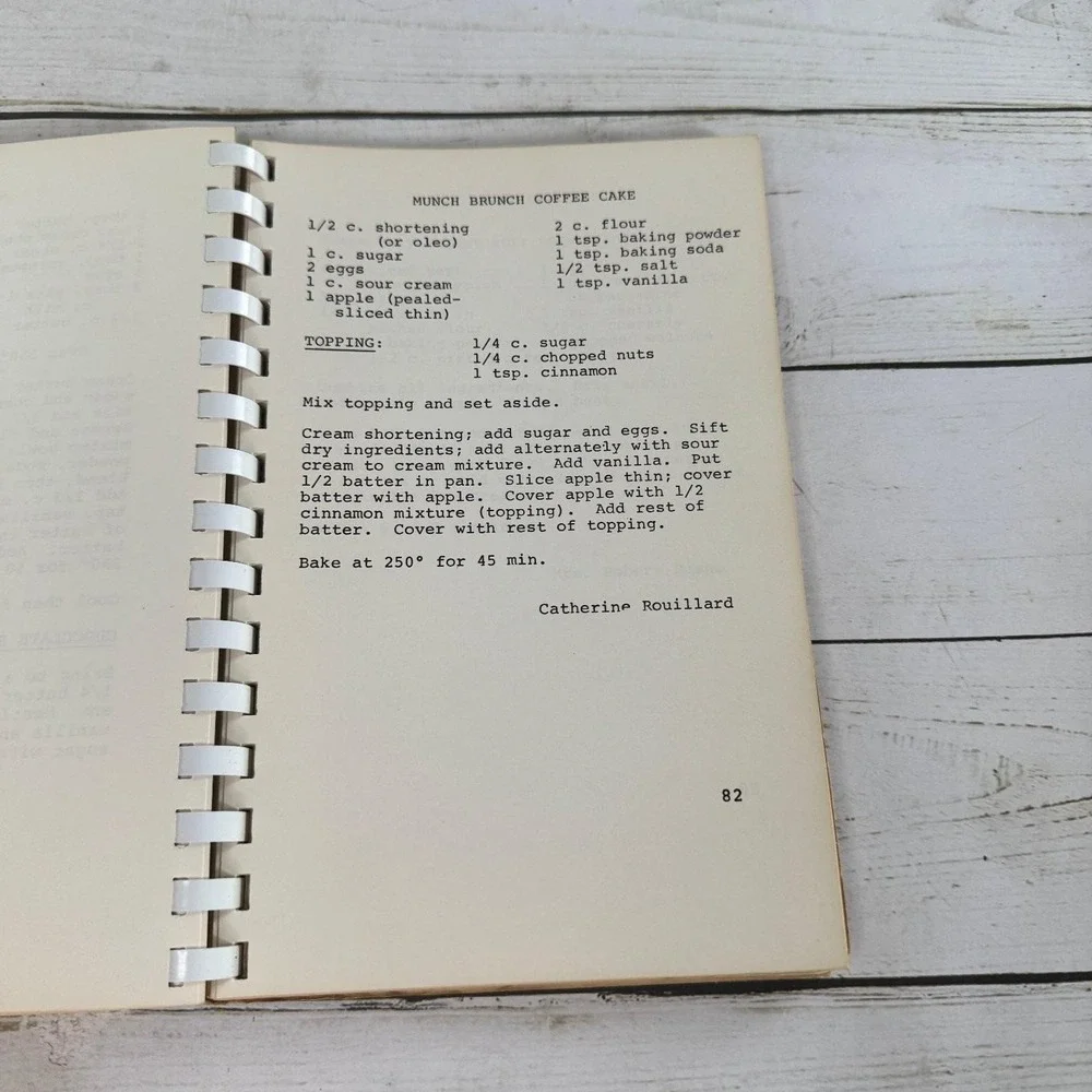 The Staff of Life Holy Cross Womens Club 1969 Community Cookbook Recipes
